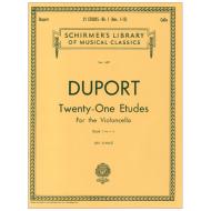 Duport, J. P.: 21 Etudes – Book 1 