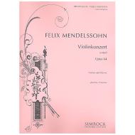 Mendelssohn Bartholdy, F.: Violinkonzert Op. 64 e-Moll 