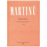 Martinů, B.: Violinsonatina 