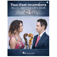 Bach, J. S.: Two-Part Inventions by J.S. Bach for Cello Duet (+Online Audio) 