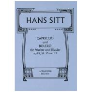 Sitt, H.: Capriccio und Bolero Op. 95 