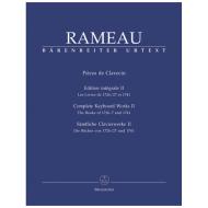 Rameau, J.: Sämtliche Clavierwerke Band II 