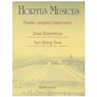 Gassmann, F. L.: 2 Streichtrios Es-Dur/B-Dur 