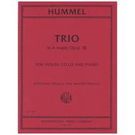 Hummel, J. N.: Trio in A Major Op. 78 