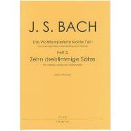 Bach, J. S.: 10 dreistimmige Sätze aus dem Wohltemperierten Klavier Teil I 