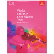 ABRSM: Viola Specimen Sight-Reading Tests – Grades 1-5 