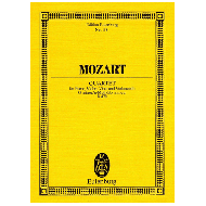 Mozart, W. A.: Quartett  KV478 g-Moll 