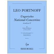 Portnoff, L.: Ungarisches National-Concertino Op. 87 d-moll 