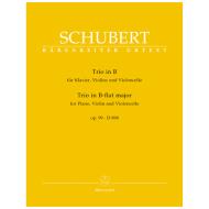 Schubert, F.: Klaviertrio D 898 Op. 99 B-Dur 