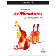 Speckert, G. A.: 27 Miniatures für Streichtrio 