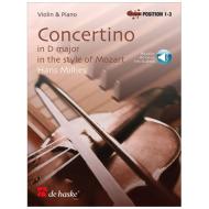 Millies, H.: Concertino D-Dur im Stile Mozarts (+Online Audio) 
