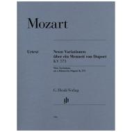 Mozart, W. A.: 9 Variationen über ein Menuett von Duport KV 573 