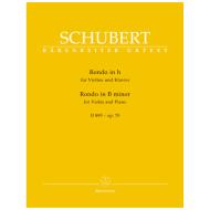 Schubert, F.: Rondo Op. 70 D 895 h-Moll 