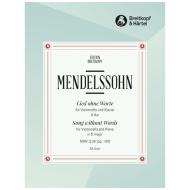 Mendelssohn Bartholdy, F.: Lied ohne Worte Op. 109 D-Dur 