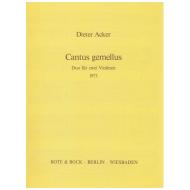 Acker, D.: Cantus gemellus 