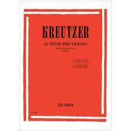 Kreutzer, R.: 42 Violaetüden 