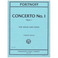 Portnoff, L.: Violinkonzert Nr. 1 Op. 1 