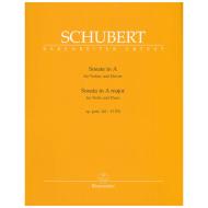 Schubert, F.: Violinsonate Op. post. 162 D 574 A-Dur 