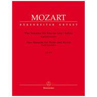 Mozart, W. A.: 4 Violinsonaten KV 6-9 