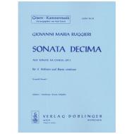Ruggieri, G. M.: Sonata decima D-Dur Op. 3 