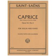 Saint-Saëns, C.: Caprice Op. 52/6 – After a Study in Form of a Waltz 