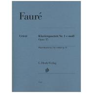 Fauré, G.: Klavierquartett Nr. 1 c-moll op. 15 