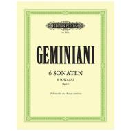 Geminiani, F.: 6 Sonaten Op. 5 