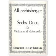 Albrechtsberger, J. G.: 6 Duos 