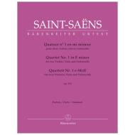 Saint-Saëns, C.: Streichquartett Nr. 1 Op. 112 e-Moll 