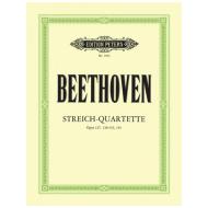 Beethoven, L.v.: Streichquartette Band 3, op. 127, 130, 131, 132, 133, 135 