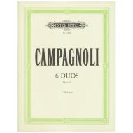 Campagnoli, B.: 6 fortschreitende Duette Op. 14 