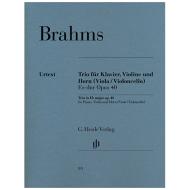Brahms, J.: Klaviertrio Op. 40 Es-Dur 