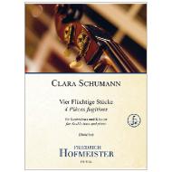 Schumann, C.: 4 flüchtige Stücke op. 15 