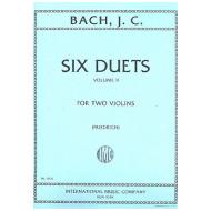 Bach, J. Chr.: Sechs Duette Band 2 