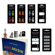 Segnapagina adesivi musicali 