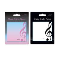 Blocco di note adesive con chiave di violino 