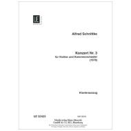 Schnittke, A.: Konzert Nr. 3 für Violine und Kammerorchester 
