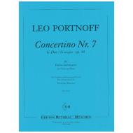 Portnoff, L.: Concertino Nr. 7 G-Dur op. 44 