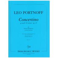 Portnoff, L.: Concertino g-moll op. 11 