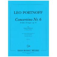 Portnoff, L.: Concertino Nr. 6 D-Dur op. 43 