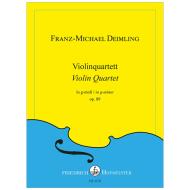 Deimling, F.-M.: Violinquartett in g-moll Op.89 