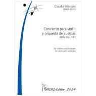 Montero, C.: Concierto para violín y orquesta de cuerdas 
