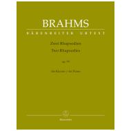 Brahms, J.: 2 Rhapsodien Op. 79 