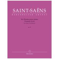 Saint-Saëns, C.: Six Études für Klavier Op. 52 