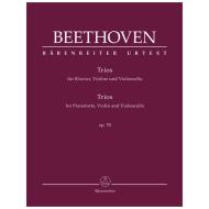 Beethoven, L. v.: Trios für Klavier, Violine und Violoncello Op. 70 