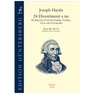 Haydn, J.: 24 Divertimenti a tre Hob XI: 49–72 