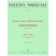 Albrechtsberger, J.G.: Trio F-Dur Op. 9/3 