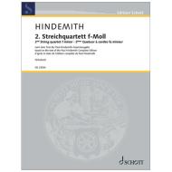 Hindemith, P.: 2. Streichquartett f-Moll Op. 10 