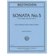 Beethoven, L. v.: Kontrabasssonate Nr. 5 D-Dur Op. 102/2 