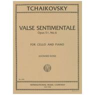 Tschaikowski, P. I.: Valse sentimentale Op. 51/6 